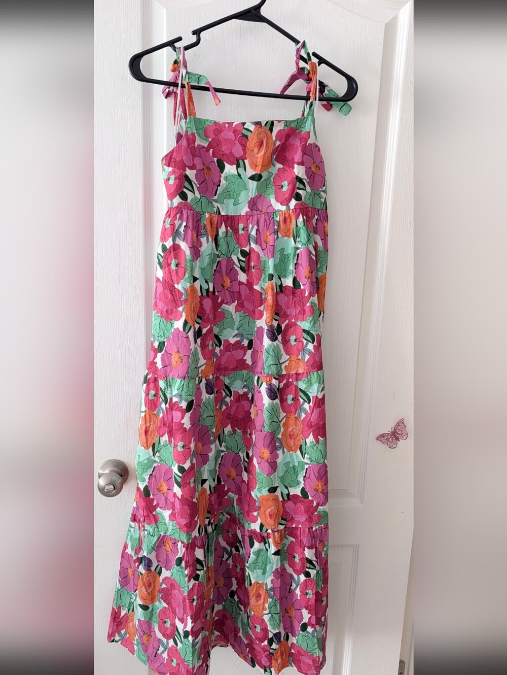 Floral Tie-Shoulder Maxi Dress - Baltic Born